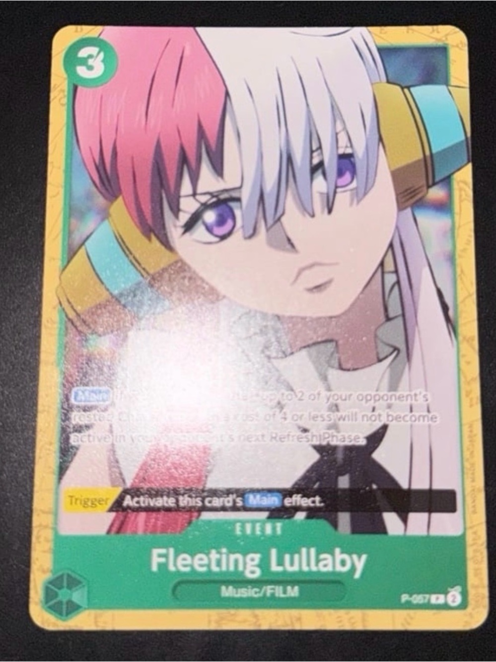 UTA P-057 Event Fleeting Lullaby One Piece 2025 Set Trading Cards full art Nearm